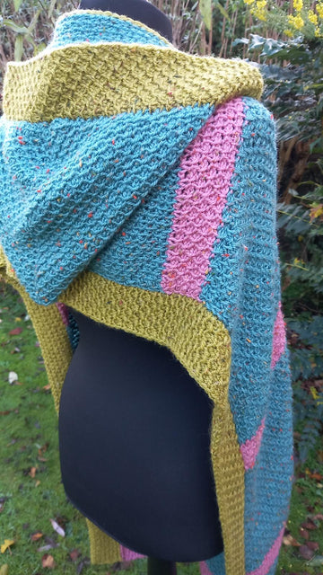 Verdant Hooded Shawl