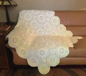 Cognac Matelassé Afghan