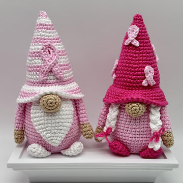 Breast Cancer Awareness Gnomes