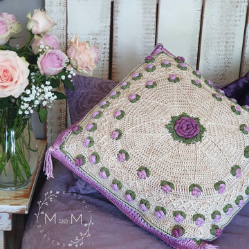 Lyn's Rose Garden Pillow