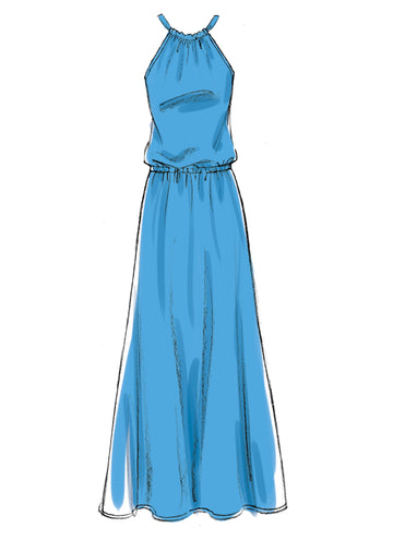 McCall's Misses' Dresses and Belt M7405 - Sewing Pattern