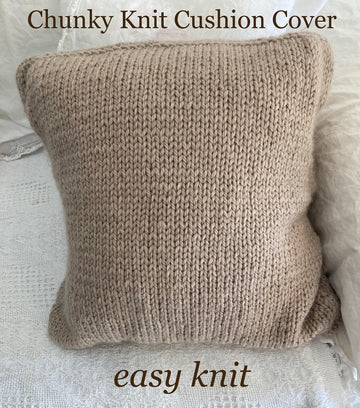 Chunky Knit Cushion Cover