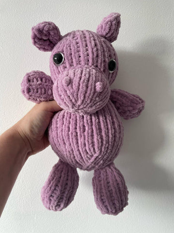 Chenille Hippo