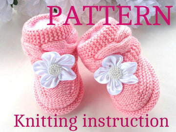 Knitted Baby Boots Baby Girl Pattern