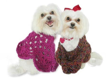 Martha Stewart 'Coming Home' Pooch Poncho in Lion Brand Homespun - W80031