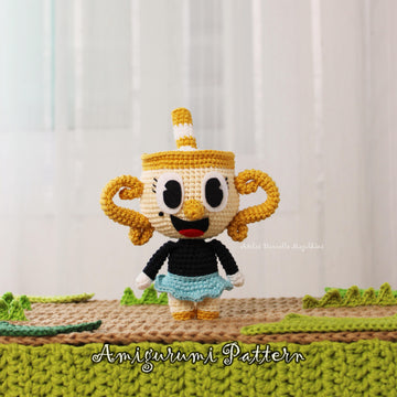 Ms. Chalice amigurumi pattern (chibi version)