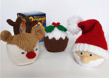 Christmas Chocolate Orange Covers Reindeer santa & Pudding BB047