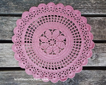 Tea Rose Doily Written Pattern