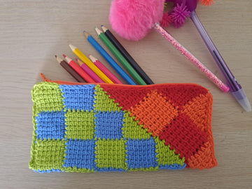 Asymmetrical Pencil Case
