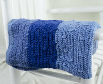 Brick Stitch Blanket in Cascade Yarns Whirligig - DK582 - Downloadable PDF