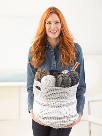 Midland Basket in Lion Brand Fast-Track - L60260 - Downloadable PDF