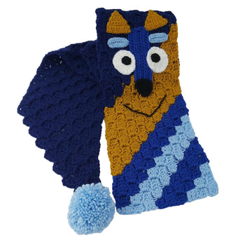 Blue Dog Scarf C2C