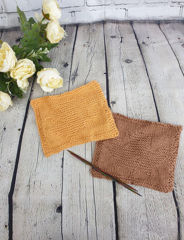 Autumn knitted squares