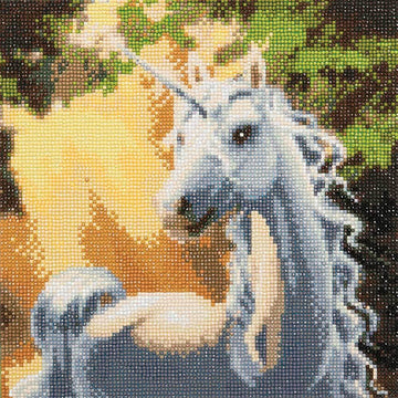 Crystal Art Kit (Medium) - Sunshine Unicorn Diamond Painting Kit - 11.8" x 11.8"