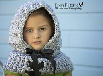 Hooded Cowl Crochet Pattern 389