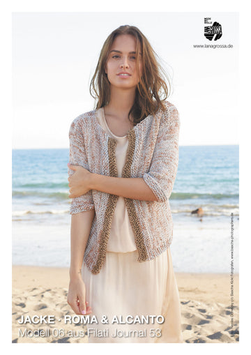 Jacke in Lana Grossa Roma & Alcanto - FilatiJournal53M06 - PDF