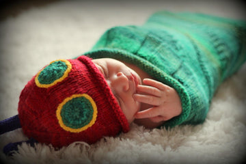 Knitted Hungry Caterpillar Sleep Sack