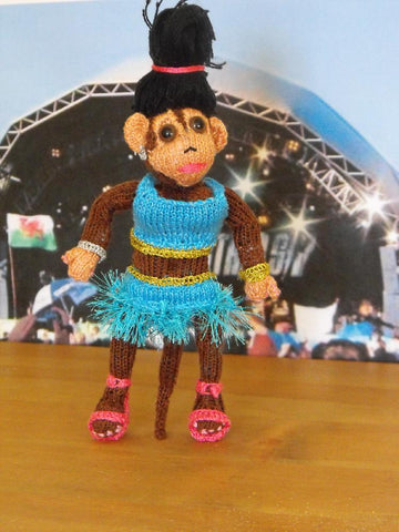 Apey Winehouse Toy Knitting Pattern