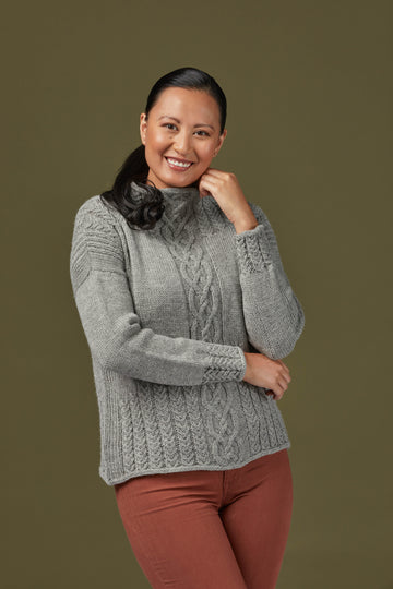 1240 Sahara - Jumper Knitting Pattern for Women in Valley Yarns Northampton by Valley Yarns