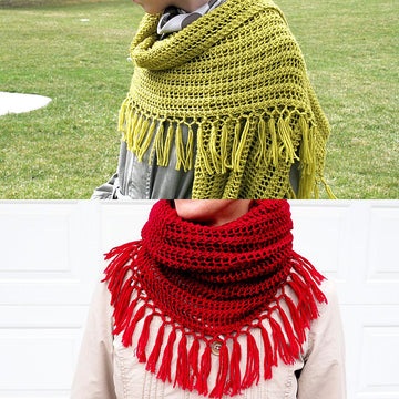 Fringed Wrap and Cowl