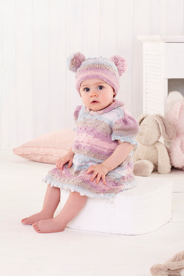 Onesie, Dress and Hats in King Cole Beaches DK - 5631 - Leaflet