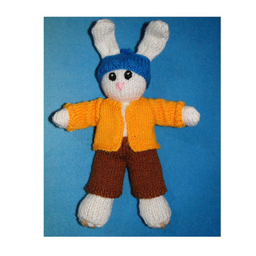 Fred the bunny -knitting pattern Amigurumi
