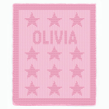 Knitting Pattern OLIVIA knit chunky newborn blanket