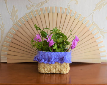 Free Easter Basket Knitting Pattern Snoo's Knits