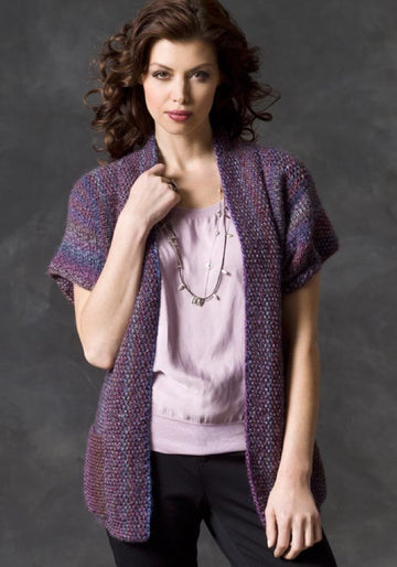 Cuff to Cuff Sweater in Red Heart Boutique Treasure - LW2594
