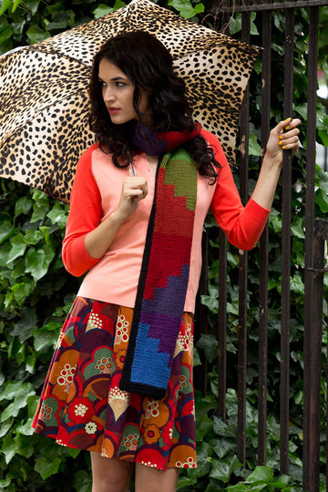 Paintbox Scarf in Lion Brand Vanna's Choice - L20619