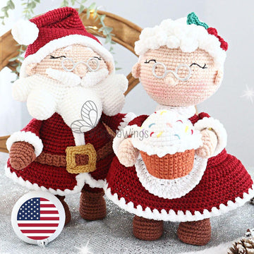 Santa Claus and Mrs. Claus