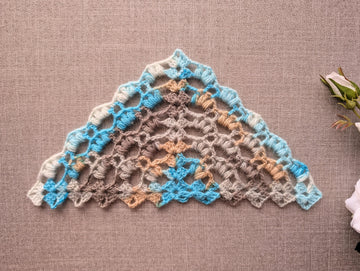 4 in 1: Triangle Crochet Shawl #107