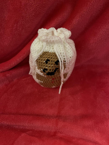 Gingerbread man Christmas gift bag