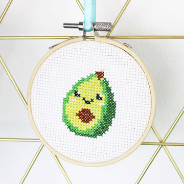 Ellbie Co. Avocado Cross Stitch Kit