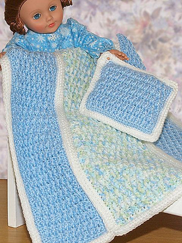 Blueberry Dreams Doll Afghan