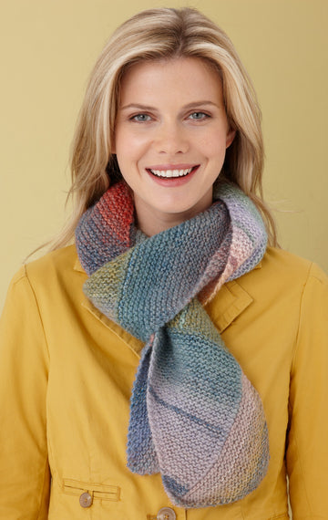 Directional Colors Scarf in Lion Brand Amazing - L0587B