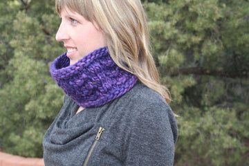 Super Bulky Grapes Cowl