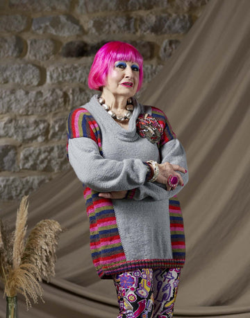 Leila Side Striped Panel Jumper in West Yorkshire Spinners ColourLab - DBP0193 - Downloadable PDF