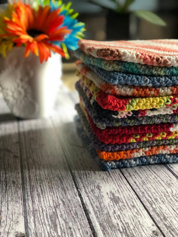 Double Thick Diagonal Potholder