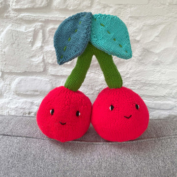 Cheeky Cherries Knitted Fruit