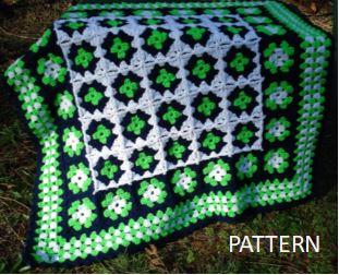 Granny Square Baby Blanket - PB-107