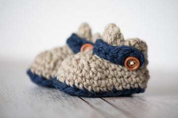 Button Strap Baby Loafers