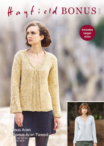 Sweater in Hayfield Bonus Aran with Wool - 8234 - Downloadable PDF
