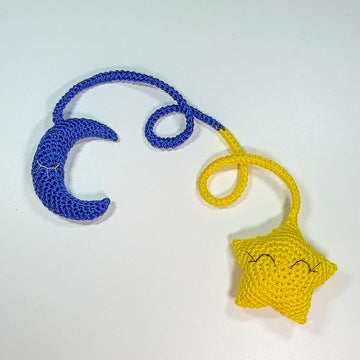 Celestial Charm: Moon & Star Amigurumi