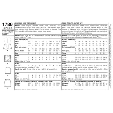 Simplicity Learn to Sew Child's & Girls' Sportswear 1786 - Sewing Pattern