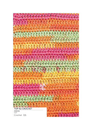 Crochet Top in Bergere de France Julienne - M1341 - Downloadable PDF