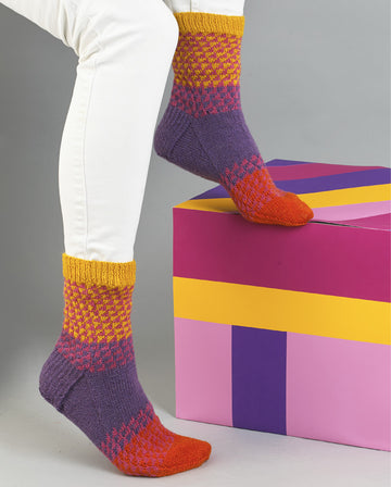 MillaMia Naturally Soft Sock Billie Fairisle Socks 4 Ball Project Pack