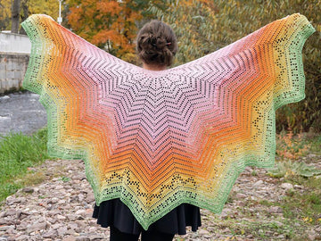 Sweet papaya vest or shawl