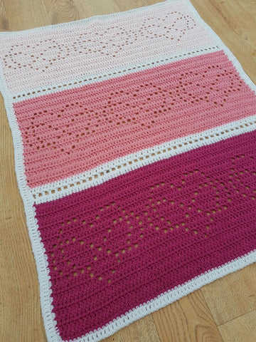 Infinity Hearts Blanket - UK Terms