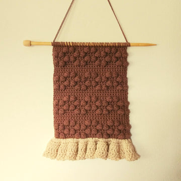 Crochet wall hanging